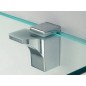 TRA Suport raft 533 10cm,R 4-30mm, gri aluminiu